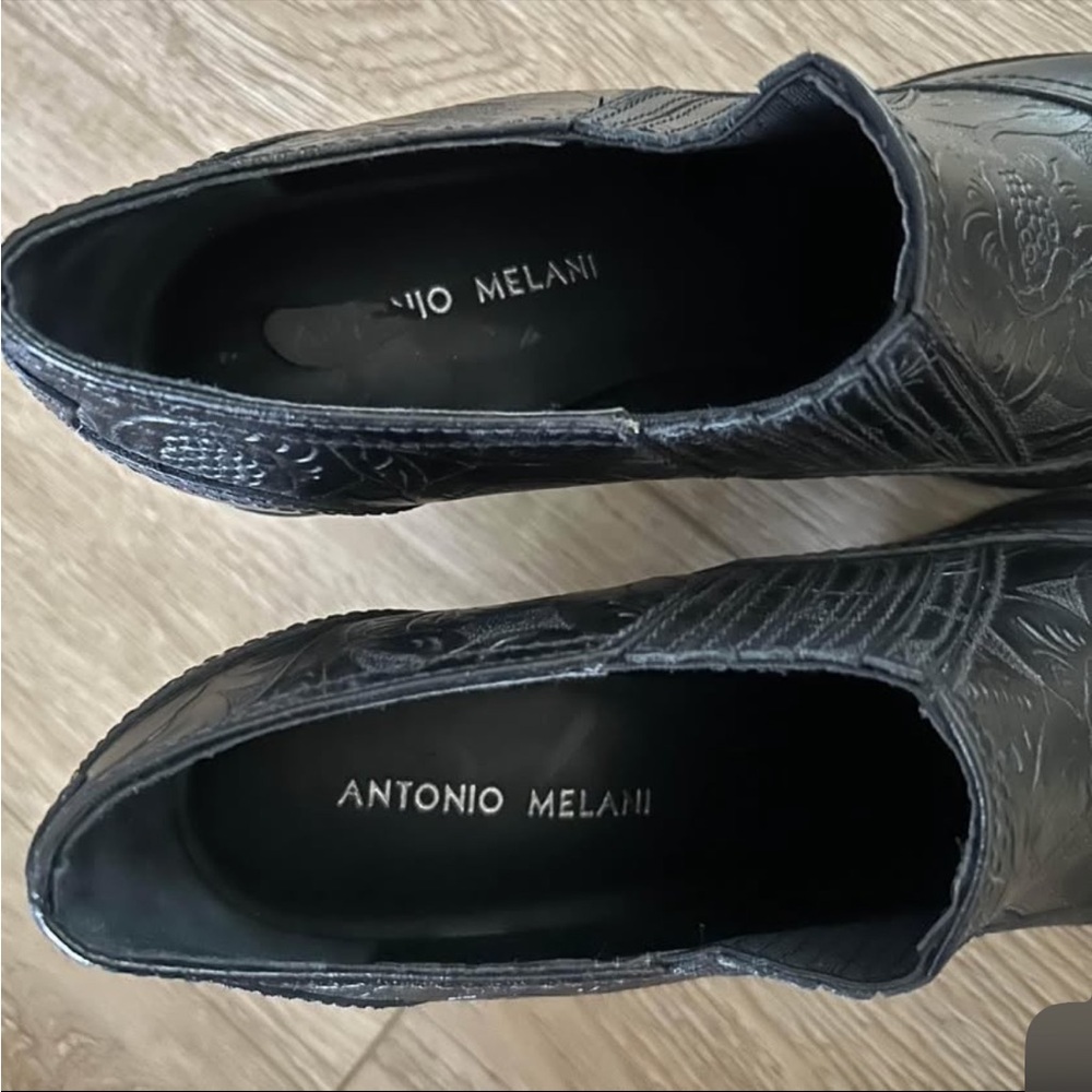 ANTONIO MELANI Black Ankle Booties - Picture 6 of 8